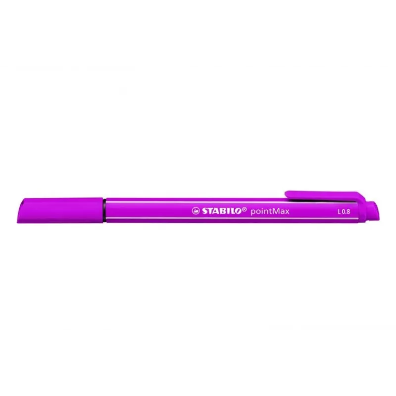 STABILO pointMAX huopakynä - pinkki - medium - 0,8 mm - vesipohjainen muste - nylonhuopakärki