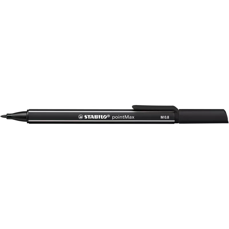 STABILO pointMax fineliner-kynäsarja - 0,8 mm - 12 eri väriä