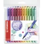 STABILO pointMax fineliner-kynäsarja - 24 eri väriä - 0,8 mm kuitukärki - vesipohjainen muste