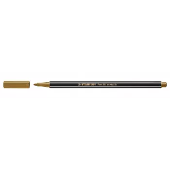 STABILO Pen 68 Metallic kuitukynä - kupari - 1,4 mm - kuusikulmainen - yksittäiskynä