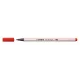 STABILO Pen 68 Brush - medium - punainen - joustava sivellinkärki - vesipohjainen muste - Saksa - aikuiset ja lapset