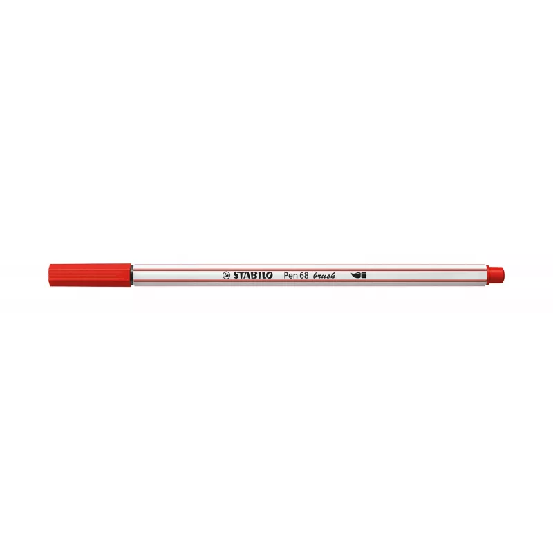 STABILO Pen 68 Brush - medium - punainen - joustava sivellinkärki - vesipohjainen muste - Saksa - aikuiset ja lapset