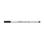 STABILO Pen 68 Brush - medium - musta - sivellinkärki - vesipohjainen muste - Saksa - aikuiset ja lapset