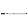 STABILO Pen 68 Brush - medium - musta - sivellinkärki - vesipohjainen muste - Saksa - aikuiset ja lapset