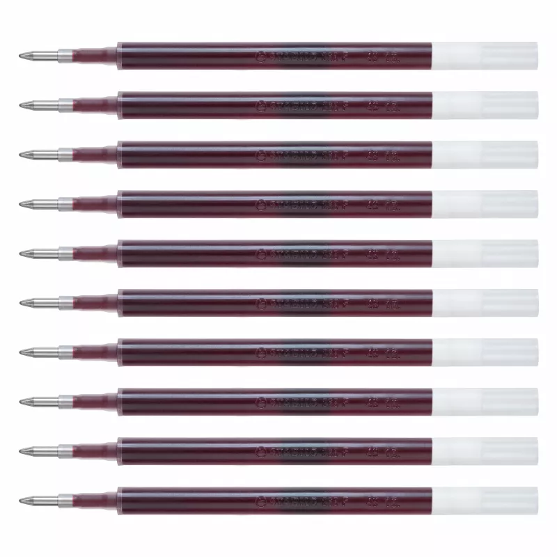 STABILO 268/040-01 geelikynän täyte, 0,4 mm, punainen