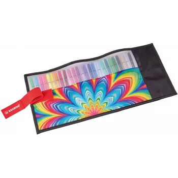 STABILO Pen 68 ARTY kuitukynäsarja, 25 kpl, eri värejä