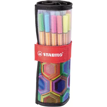 STABILO point 88 fineliner-kynä - väriyhdistelmä - 0,4 mm - 20 kpl:n pakkaus