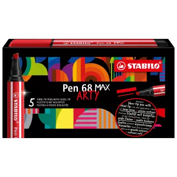 STABILO Pen 68 MAX vihreä huopakynä talttakärjellä