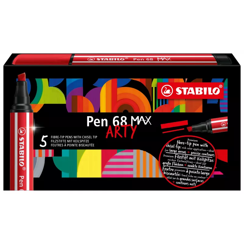 STABILO Pen 68 MAX vihreä huopakynä talttakärjellä