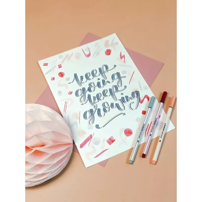 STABILO Pen 68 brush ARTY Edition sivellinkynäsarja – 30 eri väriä pahvikotelossa