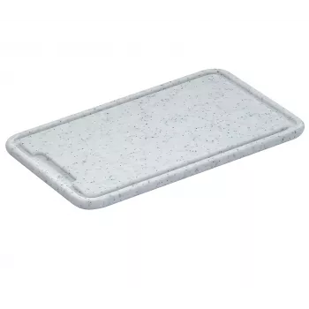 Zassenhaus Carving Board -leikkuulauta, muovi, vaaleanharmaa, 36x23x1,5 cm