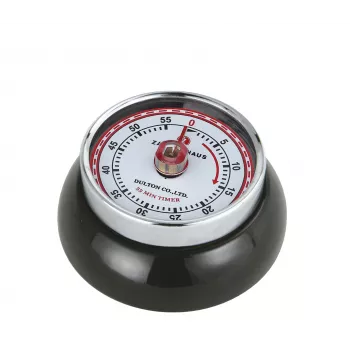 Zassenhaus Timer Speed Black mekaaninen keittiöajastin 60 minuuttia