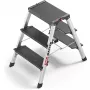 Hailo Master D70 2-3 askelmaa kaksipuoliset taittotikkaat