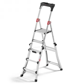 Hailo Master TL100 3-5 askelmaa alumiinitikkaat 150 kg kantavuus