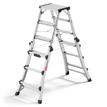 Hailo Master DTL100 2x4 - 2x6 askelmaa teleskooppi-yhdistelmätikkaat 150 kg alumiini