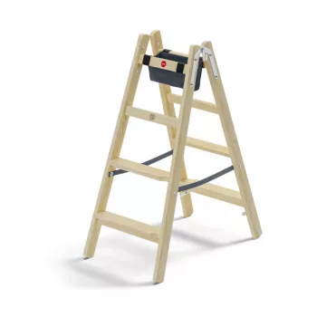 Hailo Master H80 2 x 4 askelmaa kaksipuoliset tikkaat