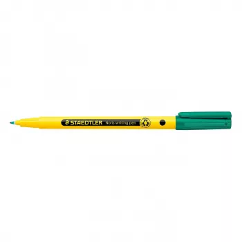 STAEDTLER Noris Fineliner 338 - vihreä - vesipohjainen muste - 0,6 mm - ohut kärki - 10 kpl pakkaus