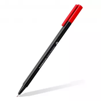 STAEDTLER Triplus Fineliner 0,3 mm musta 4 kpl pakkaus