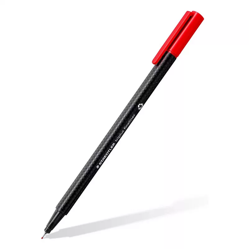 STAEDTLER Triplus Fineliner 0,3 mm musta 4 kpl pakkaus