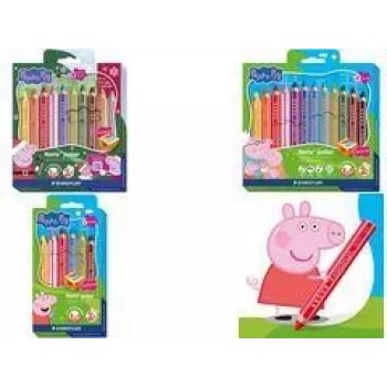 STAEDTLER Noris Colour värikynät Peppa Pig 12 kpl:n pakkaus 100 % PEFC