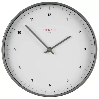 KIENZLE DCF langaton seinäkello Classic 25 cm, valkoinen
