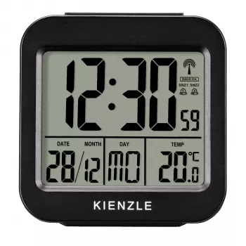 KIENZLE matka-herätyskello sisälämpötilanäytöllä