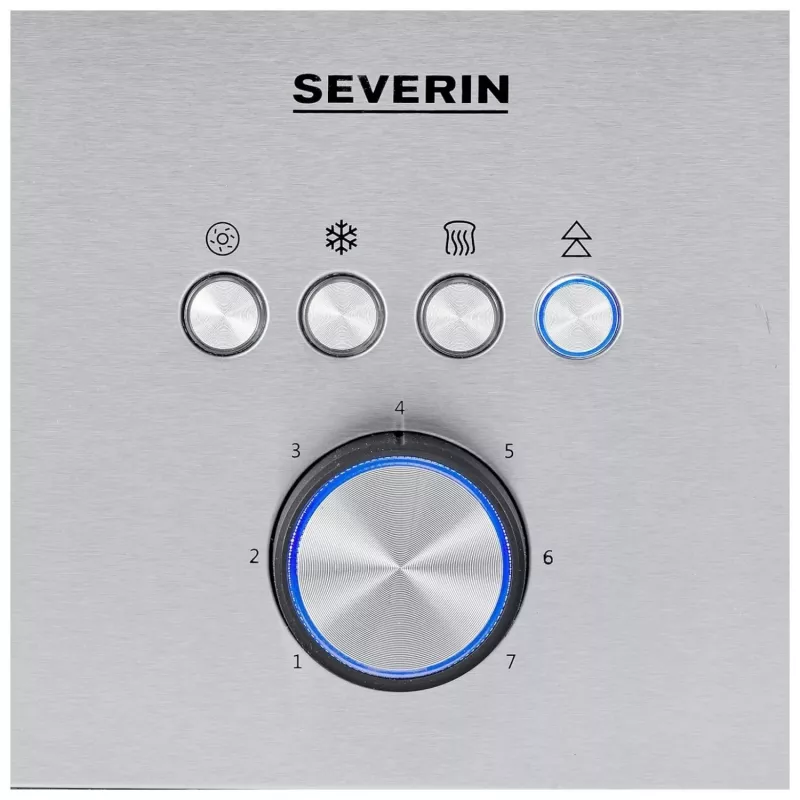 SEVERIN AT 2620 leivänpaahdin 800 W 2 paikkaa hopea/musta