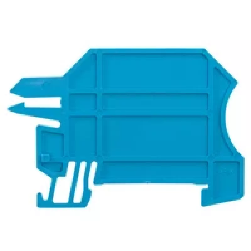 Weidmüller WHP 2.5-35N/10x3 BL päätylevy - 20 kpl - Wemid - sininen - -50...+120 °C - V0