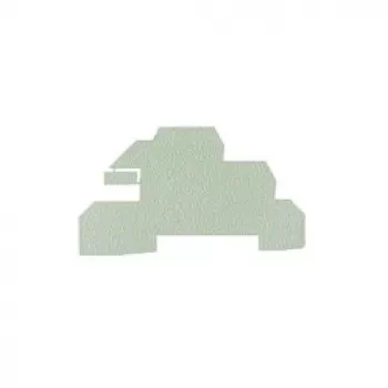 Weidmüller WAP WDL2.5/S päätylevy - harmaa - 1,5 mm - 20 kpl