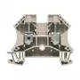 Weidmüller WDU 10 läpivientiriviliitin, ruuviliitäntä, 10 mm², 57 A, beige, 50 kpl