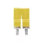 Weidmüller WQV 6/2 poikittaisliitin, 2-napainen, 6 mm², polyamidi, keltainen, UL 94 V-0, 50 kpl