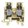 Weidmüller läpivientiliitin, ruuviliitäntä, 2,5 mm², 800 V, 24 A, tummanbeige, DIN-kisko TS 35