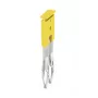 Weidmüller ZQV 2.5/2 poikittaisliitin, 2,5 mm², 2-napainen, keltainen, 60 kpl