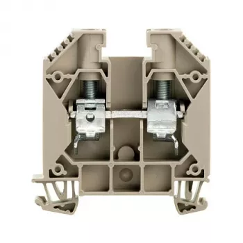 Weidmüller läpivientiliitin WDU 16, ruuviliitäntä, 16 mm², 1000 V, 76 A, tummanbeige
