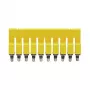 Weidmüller WQV 2.5/10 poikittaisliitin, 10-napainen, 2,5 mm², keltainen, polyamidi, 20 kpl