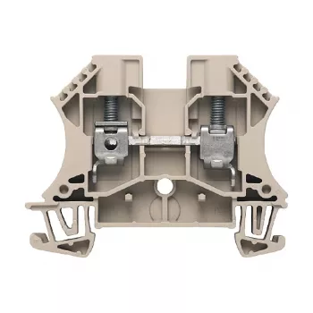 Weidmüller läpivientiliitin, ruuviliitäntä, 800 V, 41 A, 6 mm², beige, 100 kpl