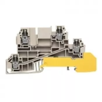 Weidmüller läpivientiliitin, beige, 2,5 mm², 24 A, ruuviliitäntä, 50 kpl