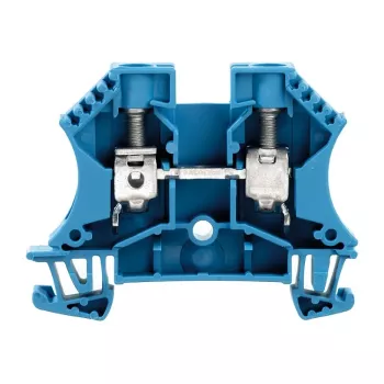 Weidmüller W-sarjan läpivienti-riviliitin, sininen, 10 mm², 57 A, ruuviliitäntä, 50 kpl