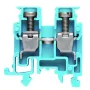 Weidmüller läpivientiliitin AKZ 2.5 BL, sininen, ruuviliitäntä, 2,5 mm², 800 V, 24 A