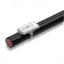 Weidmüller WKM 18/43 napsautettava johdinmerkitsin, musta, polypropeeni, 11,5 mm, 100 kpl