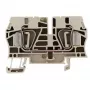 Weidmüller ZDU 6 läpivientiriviliitin, jousiliitäntä, 6 mm², beige, 50 kpl