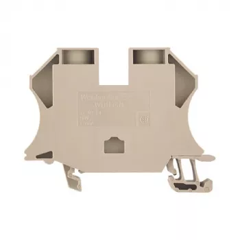 Weidmüller 1040400000 - 16 mm² ruuviliitäntä-riviliitin, 1000 V, 76 A, DIN-kisko, tummanbeige