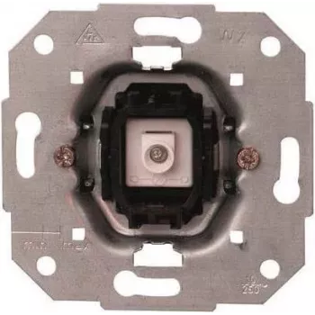 Heinrich Kopp 504600007 valokytkinosa, vaihtokytkin, alumiini, 10A 250V, IP20, uppoasennus, ruuviliittimet, HK05/HK07-sarja