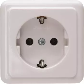 Heinrich Kopp sukopistorasia pinta-asennus 1-osainen 16A 250V arktinen valkoinen 101802000