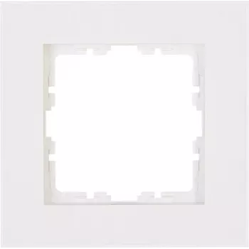 HEINRICH KOPP peitekehys 1-osainen HK07 PURE (86 x 86 x 9,5 mm, IP20, liittinkiinnitys) - puhtaanvalkoinen (406829005)
