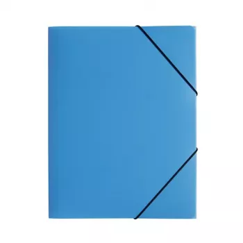 PAGNA Elastic Folder A4 PP vaaleansininen 3 läppää kuminauha