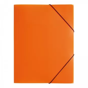 PAGNA Elastic Folder A4 PP oranssi 3 läppää kuminauha