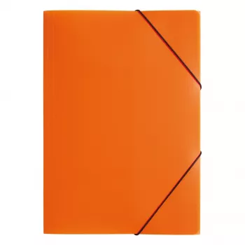 PAGNA Elastic Band Document Folder A3 PP 3 läppää oranssi
