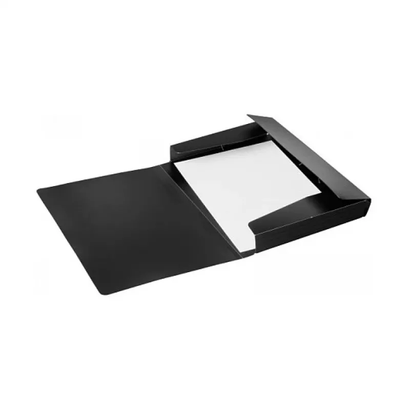 PAGNA PP 12 esityskansio A4 polypropeeni musta vaaka painonappi