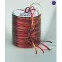 C.E. Pattberg lahjapaperinauha Raffia kiiltävä punainen/kulta 3,0 mm x 50,0 m